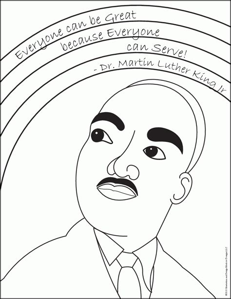 Martin luther king jr coloring pages for kids. Mlk Coloring Page Free - Coloring Home