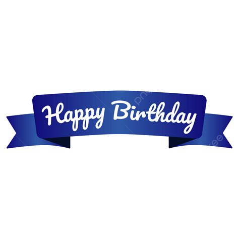 Happy Birthday Decoration Vector Png Images Banner Happy Birthday