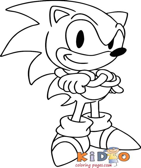 Sonic The Hedgehog Coloring Sheets Print Out Kids Coloring Pages