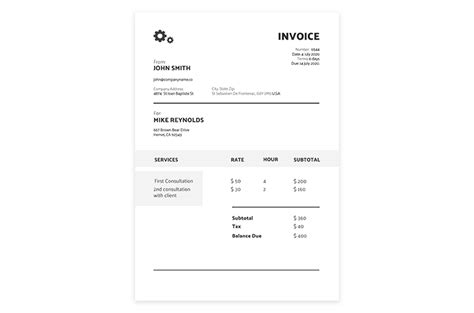 24 Basic Invoice Template Uk Png Invoice Template Ideas Images