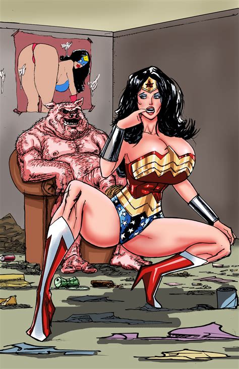 SuperPoser Wonder Woman VS Porkum Justice League Ongoing エロ 次画像
