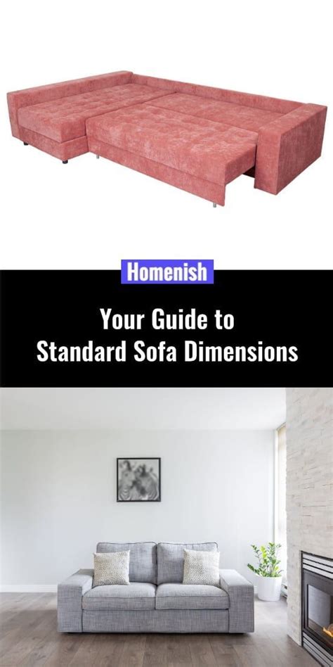 Your Guide To Standard Sofa Dimensions Homenish Sofa Dimensions