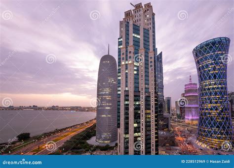 Doha Buildings And Landmark Editorial Stock Image Image Of Building