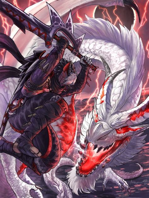 Elder Dragon White Fatalis Monster Hunter By Amayensis Fireheart On