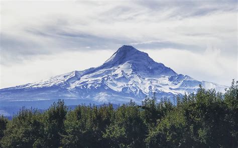 Majestic Mount Hood 11k Ft Stratovolcano 4032 X 2514 Credit To
