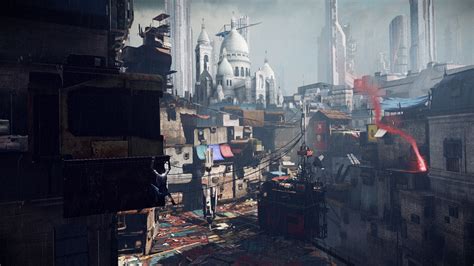 French District Future City Game Concept Art Concept Art