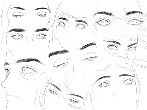 How To Draw Manga Eyes From Different Angles Makes The Video Feel