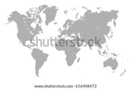 Sporcle quiz south amer map berkshireregion. Gray Map World Countries Borders Stock Vector 35983192 - Shutterstock