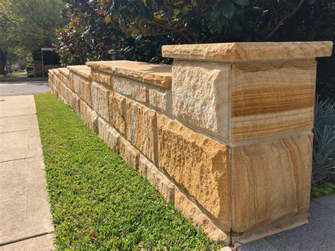 Rockface Sandstone Wall Cladding Australian Sandstone Aussietecture