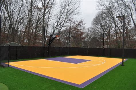 Custom Vibrant Half Court Basketball Court Gappsi
