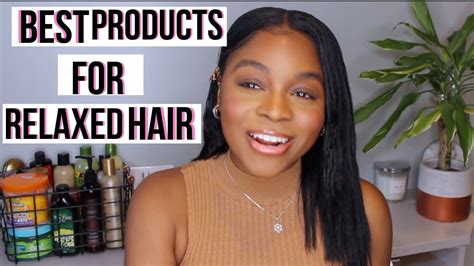 Best Products For My Relaxed Hair In 2022 Youtube