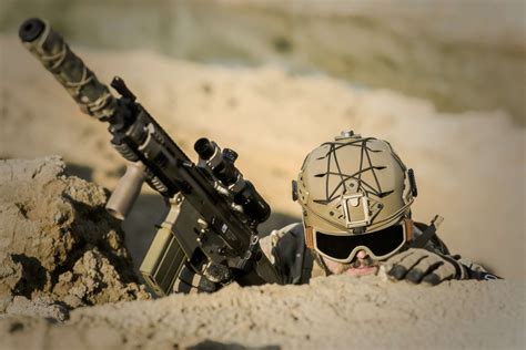 3840x2563 Action Army Battle Desert Gun Man Military Person