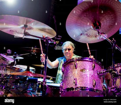 Drummer Ian Paice Performs In Concert With Deep Purple At The Hard Rock