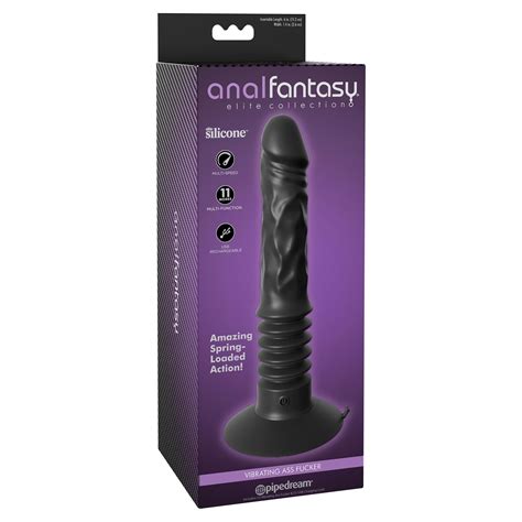Anal Fantasy Elite Collection Vibrating Ass Fucker Black Sex Toys