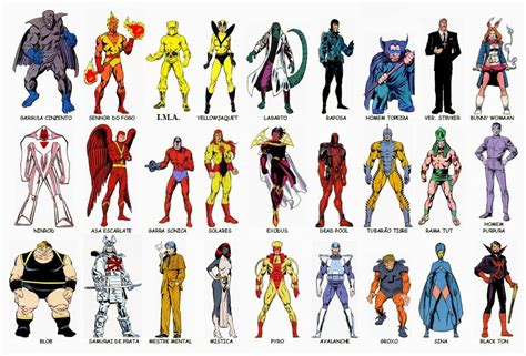 Super Herois Nomes De A A Z