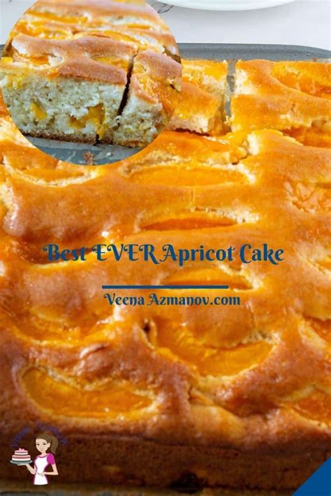 Moist Apricot Cake Cake With Fresh Apricots Veena Azmanov