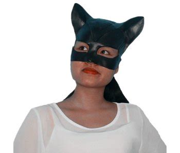 Kattenmasker Zwart Wit MisterMask Nl
