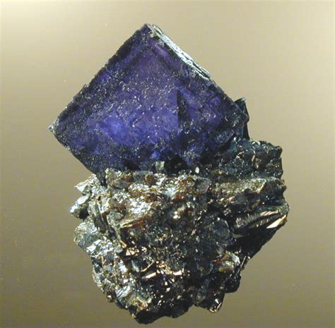 Blue Fluorite On Sphalerite Rocks And Gems Stones And Crystals Gems