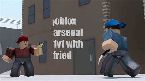 Roblox Arsenal 1v1 With My Friend Youtube