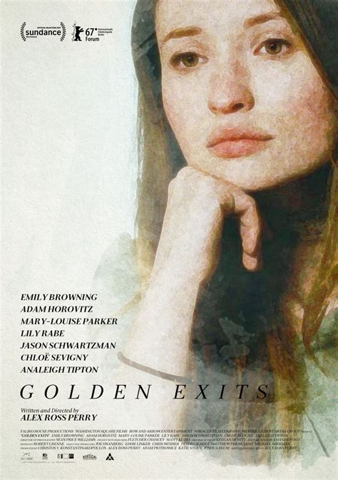 Golden Exits Poster By Alecxps Peliculas Cine