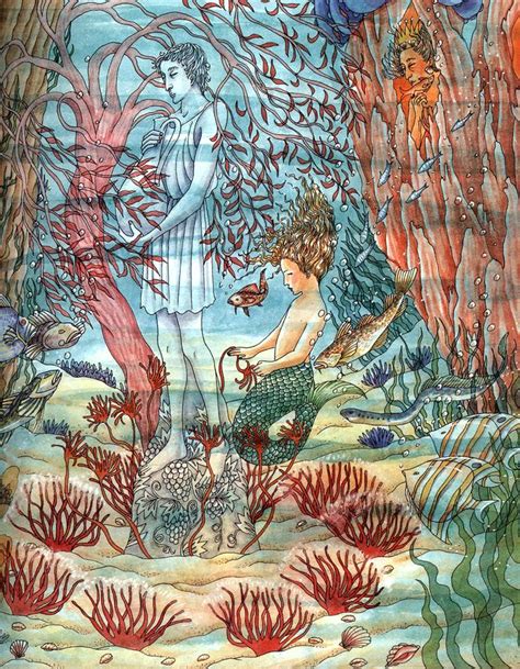 Vintage Mermaid Society November 2011 Винтажная русалка Картины с