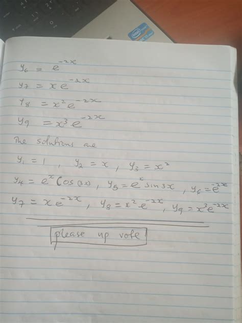 Solved A 9th Order Linear Homogeneous Constant Coefficient
