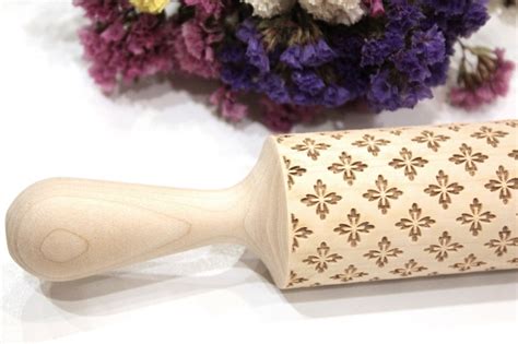 Sale Laser Engraved Rolling Pin Embossing Rolling Etsy
