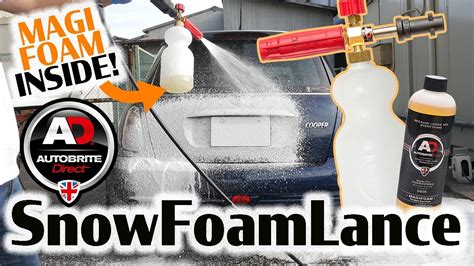 The Ideal Foam Washing With Autobrite Direct S Snow Foam Lance And Maoam Youtube