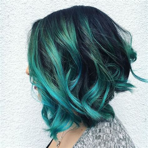 The 25 Best Teal Highlights Ideas On Pinterest Teal Hair Highlights