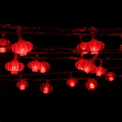 Best Led Chinese Style Red Lantern String Lights 100pcsset Price