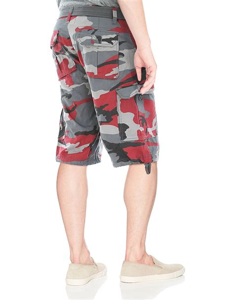 Mens Tactical Combat Military Army Cotton Twill Camo Cargo Shorts With