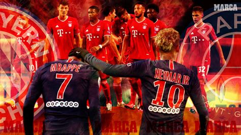 PSG vs Bayern PSG vs Bayern Munich facetoface Who has the best XI