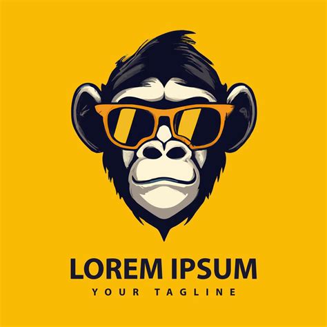 Awesome Cool Monkey Logo Design 15563992 Vector Art At Vecteezy