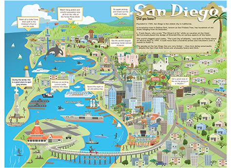 San Diego California Map