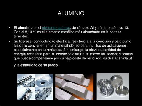 Ppt Aluminio Powerpoint Presentation Free Download Id1300327