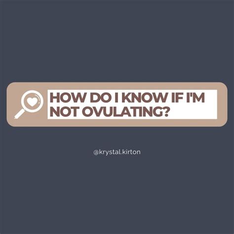 How Do I Know If Im Not Ovulating Fertility Health Coach