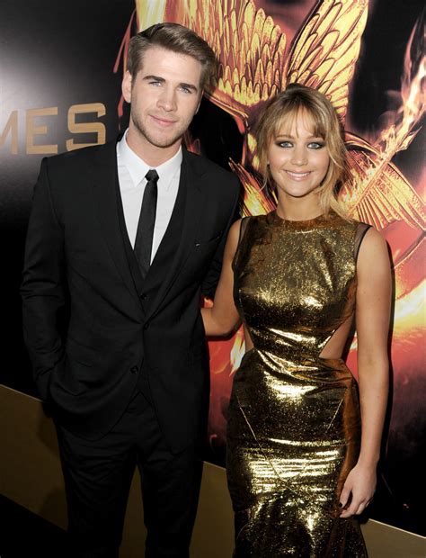 liam hemsworth and jennifer lawrence kissed but never confirmed dating rumors