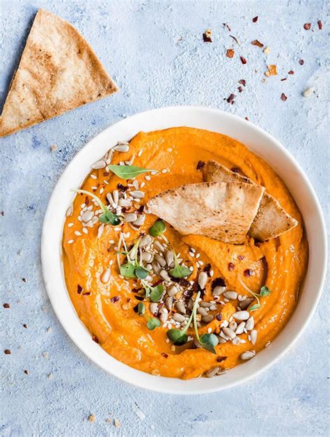Spicy Roasted Red Pepper Hummus As Easy As Apple Pie Recipe