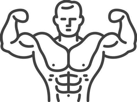 1400 Six Pack Abs Man Stock Illustrations Royalty Free Vector