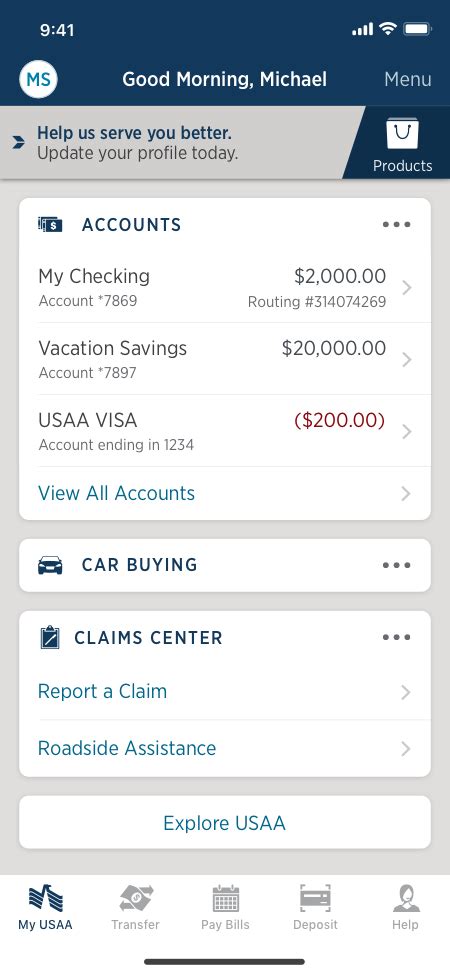 Send Money With Usaas Mobile App Usaa