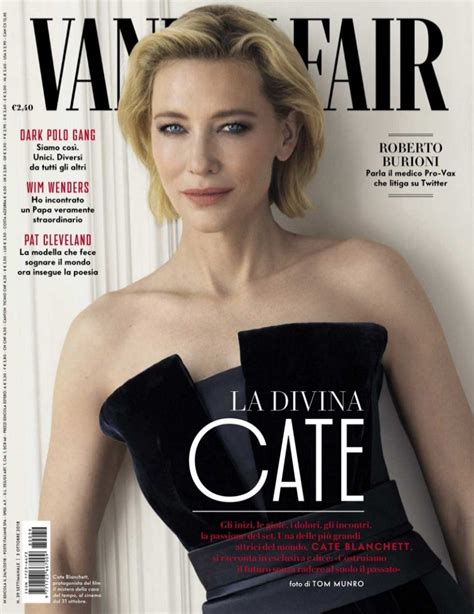 Cate Blanchett Vanity Fair Italy 2018 Cover Giorgio Armani