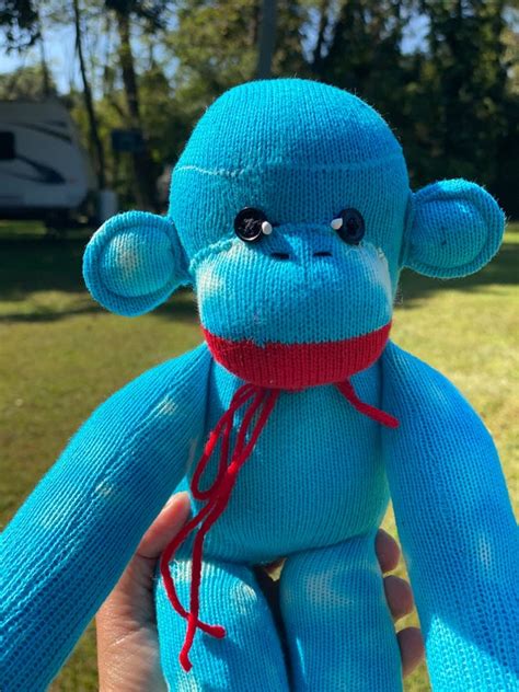 Tie Dye Sock Monkey Etsy