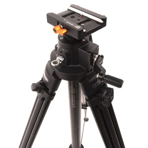 Aluminum Tripod With Rising Center Column And Quick Release Plate For