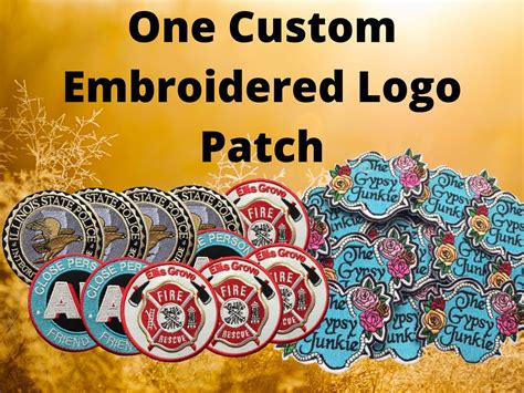 Custom Embroidered Logo Patch For Jackets And Work Shirts Patch