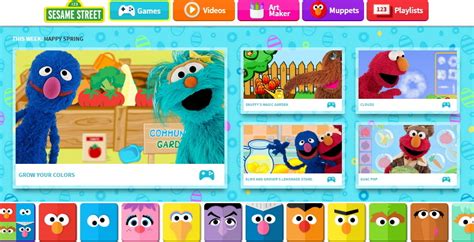 Sesame Street Games The Webby Awards