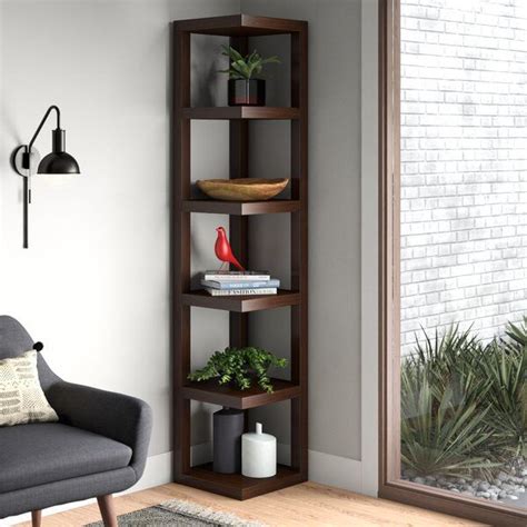 This direct corner bookcase will help you stash your favorite collectibles. Mcloughlin Corner Bookcase & Reviews | AllModern | Corner ...