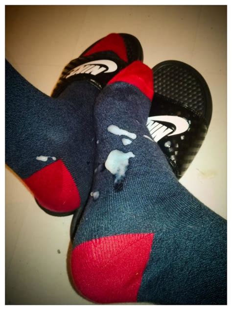 Cum On Socks And Nike Slides Male Feet Blog