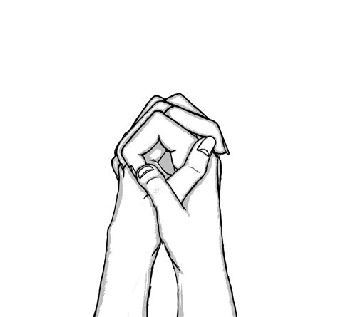 Drawing Of People Holding Hands