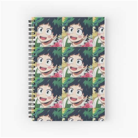 My Hero Academia Deku One For All All Might Spiral Notebooks Redbubble