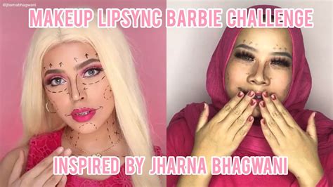 Makeup Lipsync Barbie Challenge Tiktok 2020 Inspired By Jharna Bhagwani